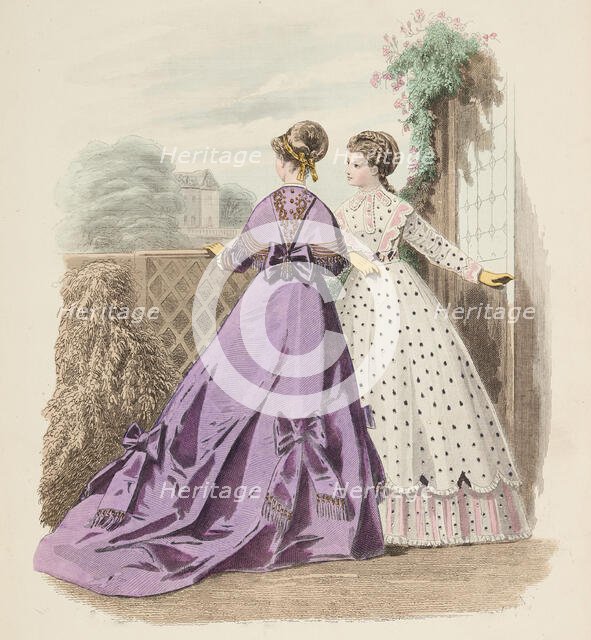 Bow-Bells, Paris Fashions, 1868. Creator: Unknown.