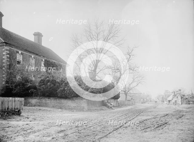 Nelson House (i.e. York Hall) and street view, Yorktown, Va., c1903. Creator: William H. Jackson.