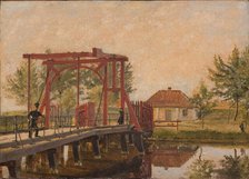 View of the North Bridge of the Citadel. Study, 1835-1839. Creator: Christen Købke.