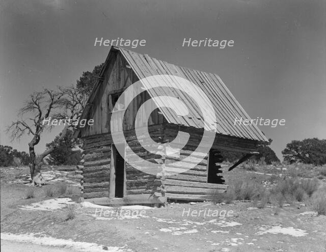 One of many abandoned homes in the Widtsoe area, Utah, 1936. Creator: Dorothea Lange.