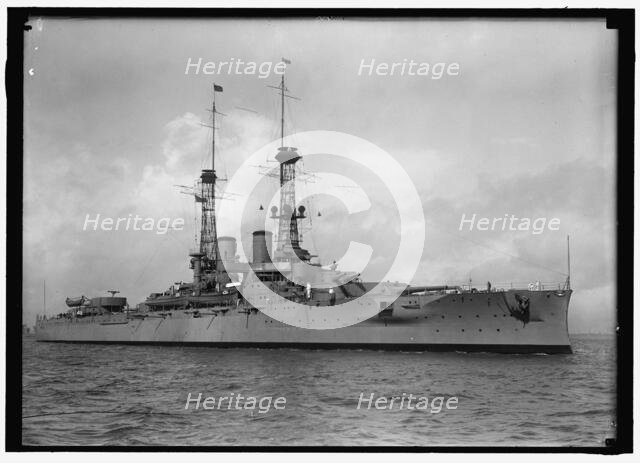 U.S.S. Arkansas Or U.S.S. Wyoming, between 1914 and 1918. Creator: Harris & Ewing.