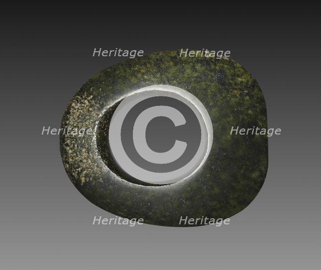 Ceremonial Disk-Axe (Yue), c. 4700-2920 BC. Creator: Unknown.