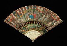 Fan, European, ca. 1730. Creator: Unknown.