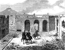 Sketches at Cartagena after the Siege: inside Madrid Gate, 1874. Creator: Unknown.