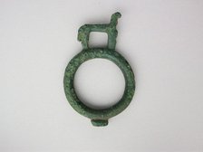 Harness Ring with Quadruped, Geometric Period (800-600 BCE). Creator: Unknown.