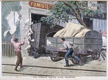 Train crash, 1900. Artist: Unknown