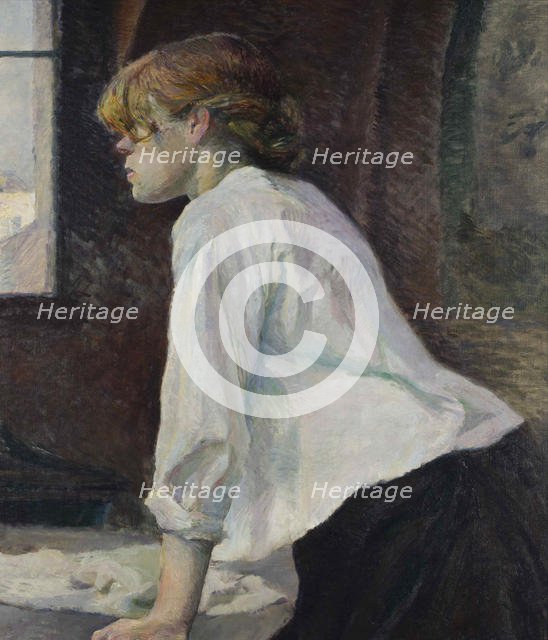 La Blanchisseuse, 1886-1887. Creator: Toulouse-Lautrec, Henri, de (1864-1901).
