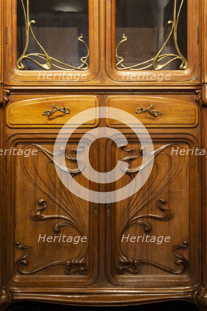Vitrine for a dining room, Paris, France, 1899-1900, (2015). Artist: Alan John Ainsworth.