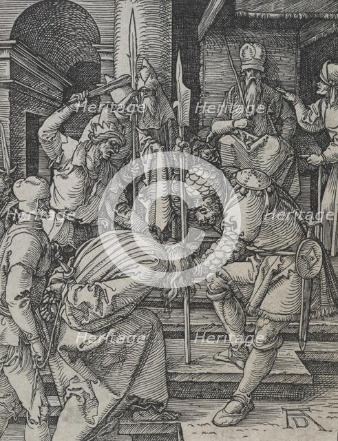 Christ before Annas. From: The small Passion., c.1508-1509. Creator: Albrecht Durer.