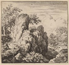 Large Rock, probably c. 1645/1656. Creator: Allart van Everdingen.