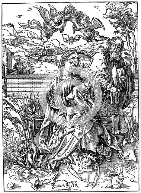'The Holy Family with the Three Hares', 1497, (1936). Artist: Albrecht Dürer