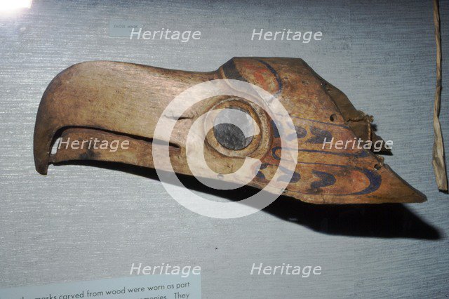 Nootka Eagle Mask, Pacific Northwest Coast, North American Indian. Artist: Unknown.