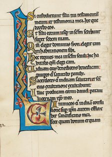 Decorated Initial E; Psalter, third quarter of 13th century. Creator: Unknown.