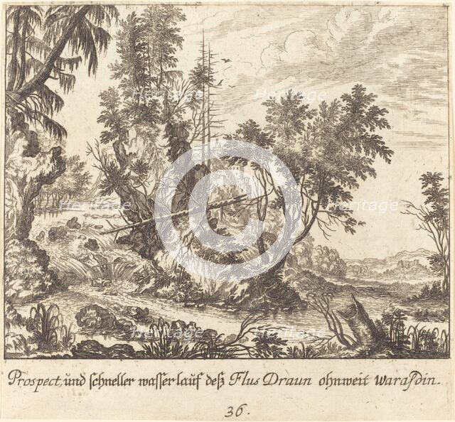 Draun River, 1681. Creator: Melchior Küsel.