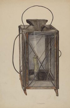 Lantern for Candle, 1935/1942. Creator: Albert Geuppert.