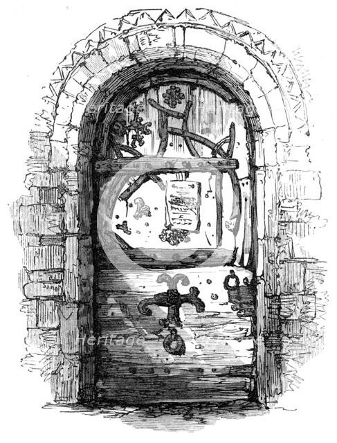 Door, Skipwith Church, 1870. Creator: Unknown.