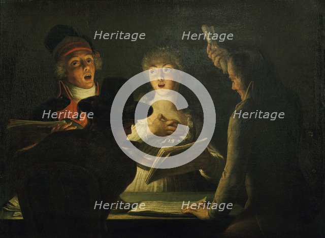 'The Patriotic Singers', 1794. Artist: Dominique Doncre