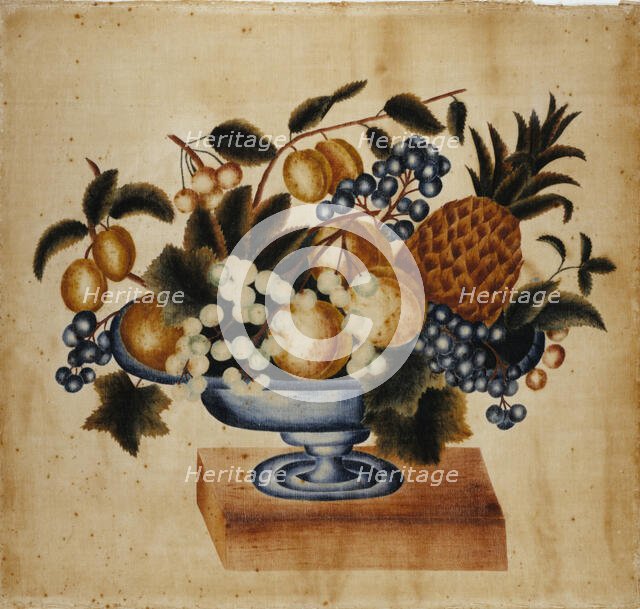 Still Life, ca. 1830-1848. Creator: Elizabeth W. Capron.