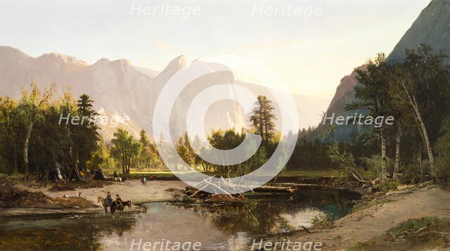 Yosemite Valley (image 1 of 2), 1875. Creator: William Keith.