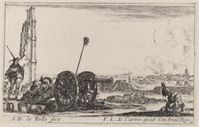 The Cannon, c. 1641. Creator: Stefano della Bella.