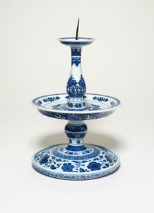 Pricket Candlestick, Qing dynasty (1644-1911), Qianlong reign mark (1736-1795), 18th/19th century. Creator: Unknown.