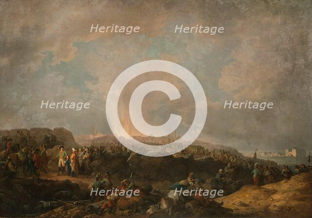 The Siege of the Fortress Ochakov, 1789-1790. Creator: Casanova, Francesco Giuseppe (1727-1802).