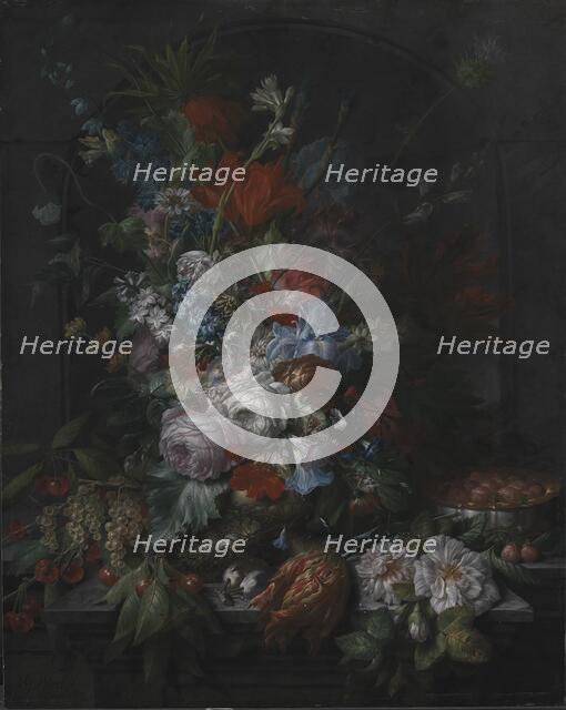 Flowers, 1715-1789. Creator: Dominicus Gottfried Waerdigh.