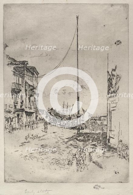 The Little Mast, 1880. Creator: James McNeill Whistler (American, 1834-1903).