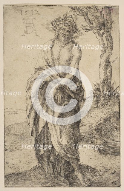 Man of Sorrows with Hands Bound, 1512. Creator: Albrecht Durer.