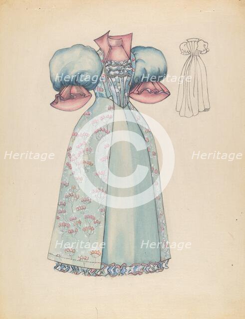 Dress, c. 1936. Creator: Jean Peszel.