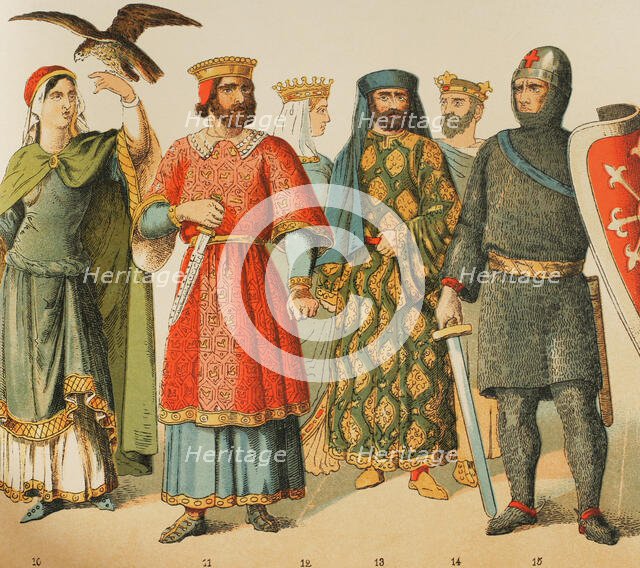 History of France, 1000, (1884). Creator: Unknown.