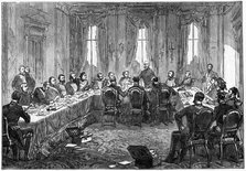The sitting of the Congress of Berlin, 1878. Artist: Unknown