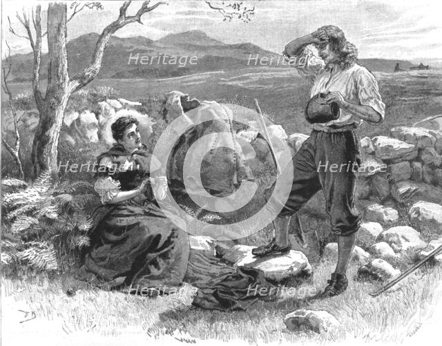 Scene from "Urith: A Tale of Dartmoor", By Sabine Baring Gould, M. A., 1890. Creator: Frank Dadd.