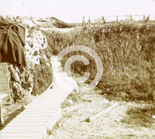 Trenches, Ramskapelle, Belgium, c1914-c1918. Artist: Unknown.