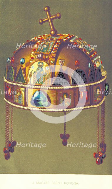 The Holy Crown of Hungary,1895. Creator: Unknown.