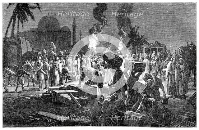 The overland route, Boulak, Egypt, 1900. Artist: Unknown