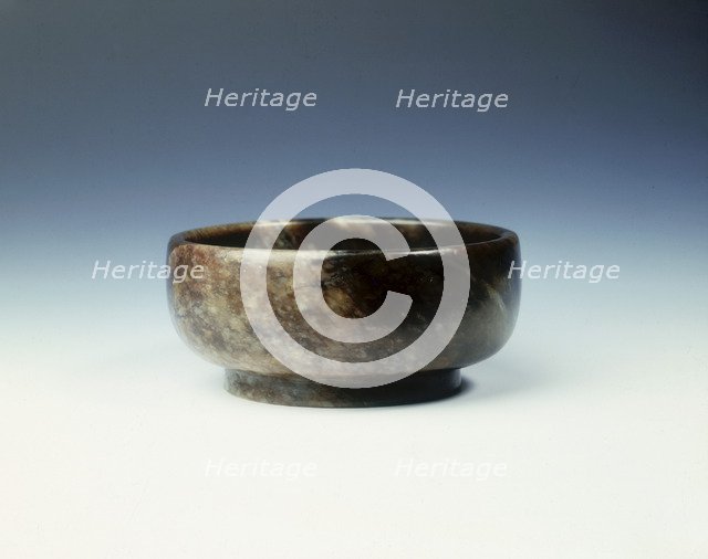 Jade bowl of Junyao shape, Southern Song or Yuan dynasty, China, 13th-14th century. Artist: Unknown