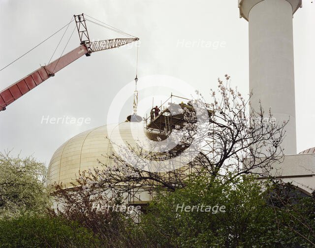 London Central Mosque and The Islamic Cultural Centre, Park Road, Regent's Park, GLA, 15/03/1977. Creator: John Laing plc.