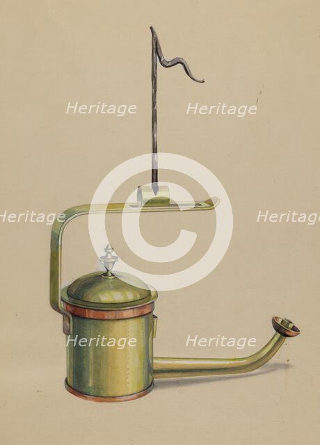 Lamp, c. 1935. Creator: Charles Caseau.