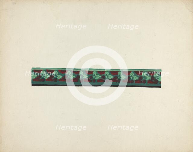 Wallpaper Border, c. 1939. Creator: Paul Farkas.