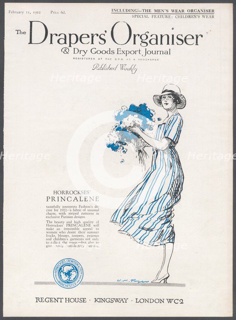 Draper's Organiser Magazine, 1922. Artist: Wilfred Fryer