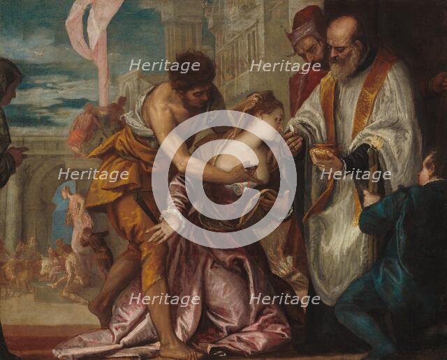 The Martyrdom and Last Communion of Saint Lucy, c. 1585/1586. Creator: Paolo Veronese.