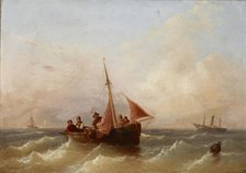 Seascape, 2nd quarter of 19th century. Creator: Eduard Schmidt.