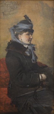 Portrait of a Woman, 1879. Creator: Leon Wyczolkowski.