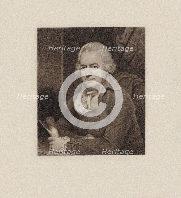 Portrait of the composer Wilhelm Cramer (1746-1799), 1794.