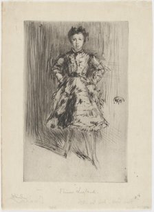 Elinor Leyland, 1873. Creator: James Abbott McNeill Whistler.
