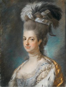 Portrait of Archduchess Maria Christina of Austria (1742-1798), Duchess of Teschen, 18th century. Creator: Anonymous.