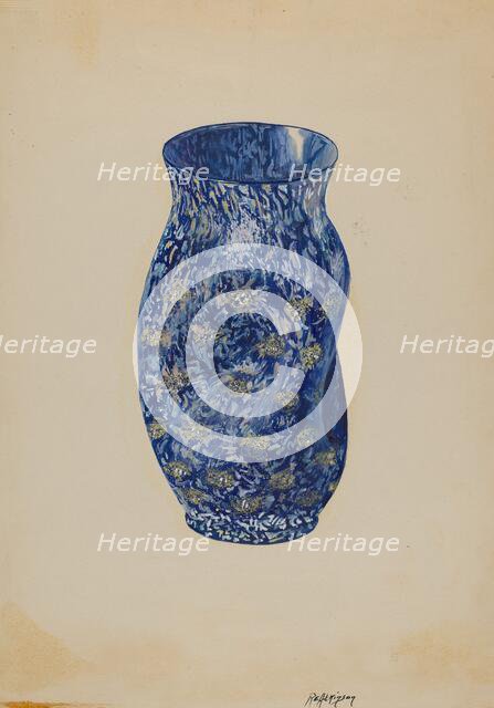 Pinch Vase, c. 1936. Creator: Ralph Atkinson.