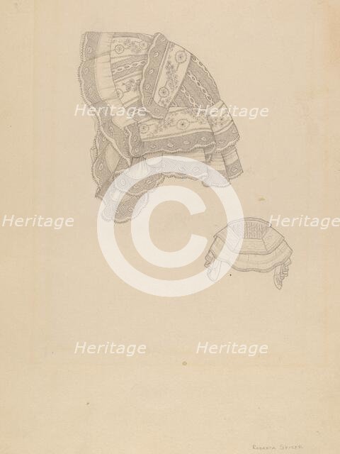 Bonnet, c. 1936. Creator: Roberta Spicer.