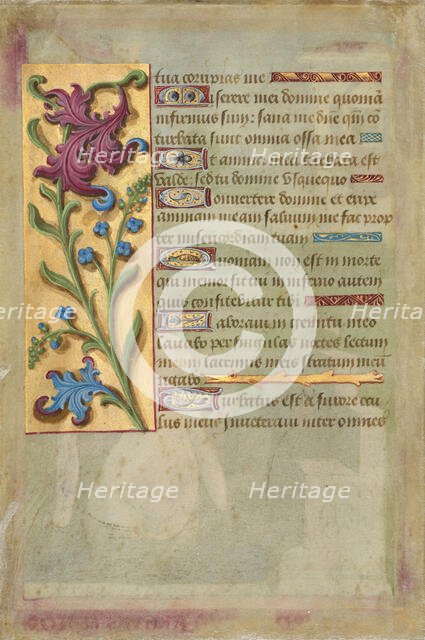 Decorated Text Page, 1498-1499. Creator: Unknown.